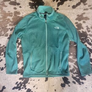 The North Face Women's Teal Full-Zip Fleece Jacket